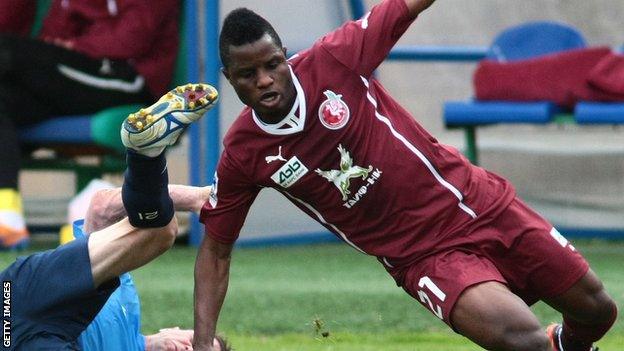 Mubarak Wakaso is wanted by Celtic on loan from Rubin Kazan