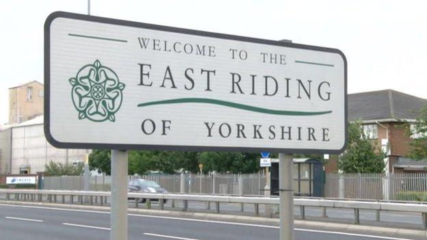 East Yorkshire sign