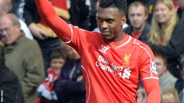 Liverpool forward Daniel Sturridge