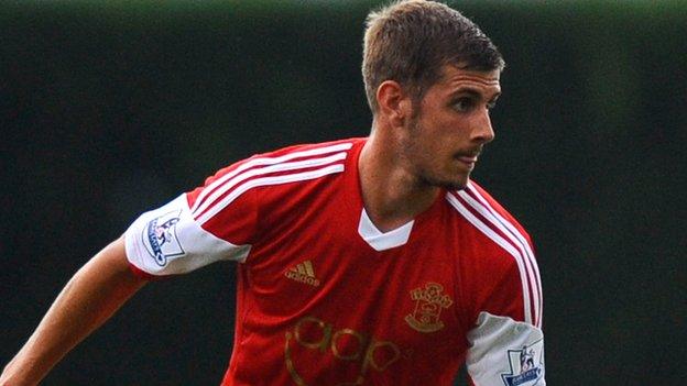 Jack Stephens playing for Southampton