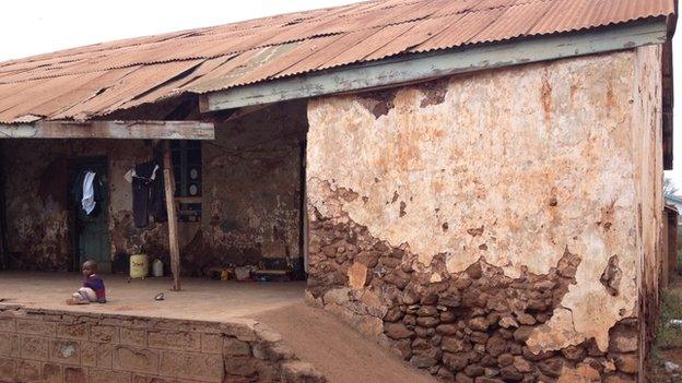 The house in Taveta that used to be a police station 100 years ago (August 2014)