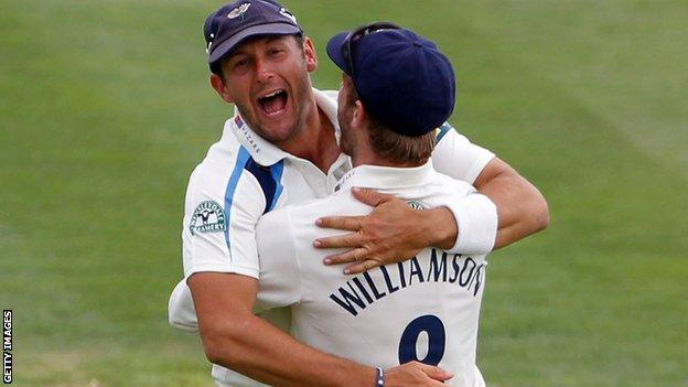 Tim Bresnan and Kane Williamson