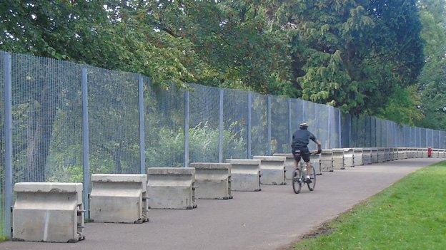 Fencing in Bute Park