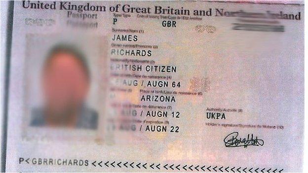 Fake passport