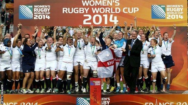 England win the 2014 women's rugby World Cup