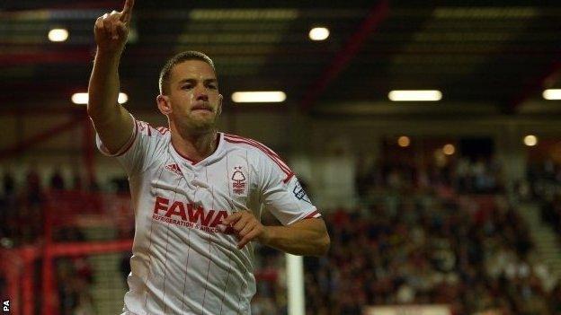 Matty Fryatt celebrates scoring the winner at Bournemouth