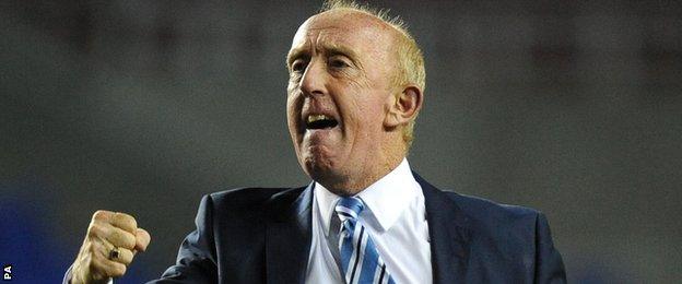 Huddersfield caretaker Mark Lillis