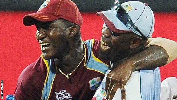 Darren Sammy and Ottis Gibson