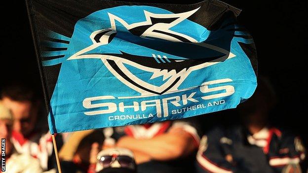 Cronulla Sharks flag