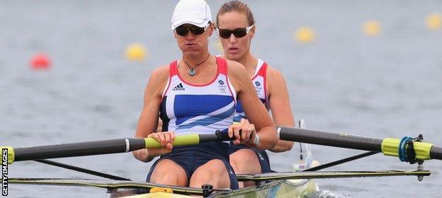 Heather Stanning and Helen Glover