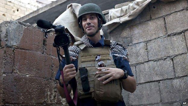 James Foley in Aleppo, Syria in 2012