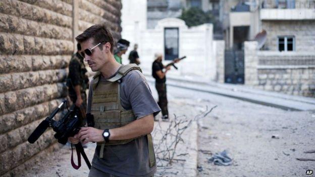 James Foley in Aleppo, Syria in 2012