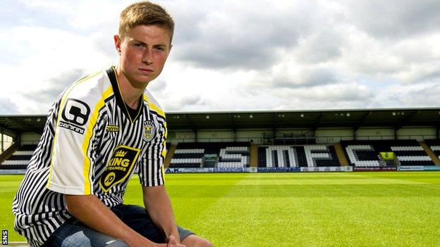 St Mirren winger Adam Drury