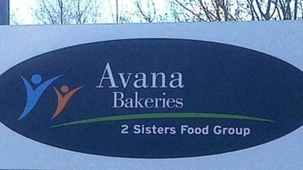 Arwydd becws Avana