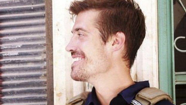 James Foley in Aleppo, Syria in 2012