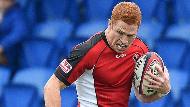 Connor Braid in action at the Commonwealth Games