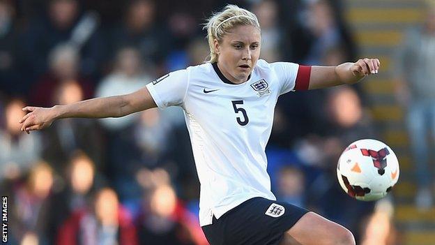 England's Steph Houghton