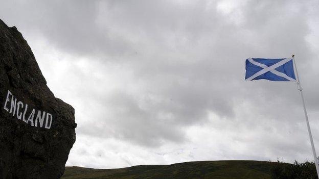 England - Scotland border