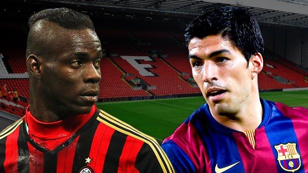 Mario Balotelli and Luis Suarez