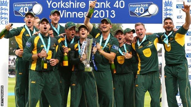 Nottinghamshire lift YB40 Trophy