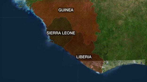 Sierra Leone map