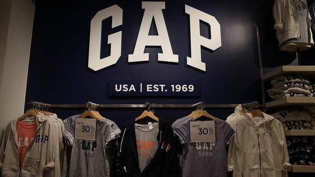 Gap store interior