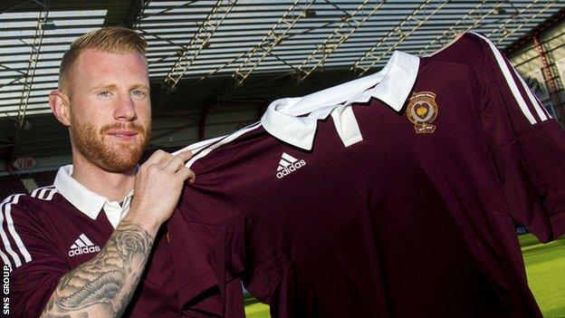 New Hearts signing Adam Eckersley