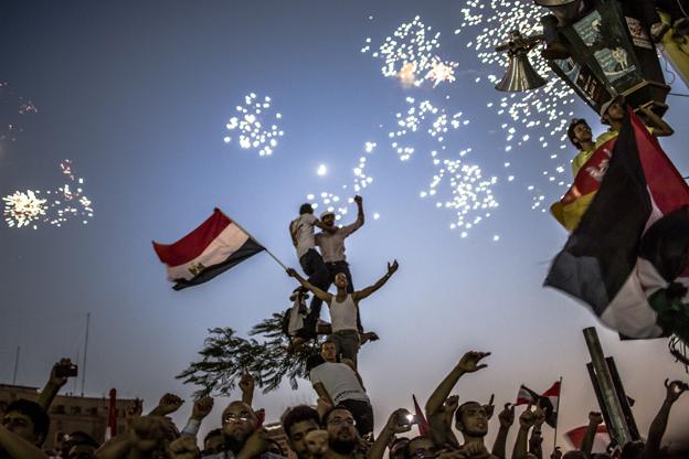 Scene from Tahrir Square, 2012