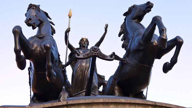 Statue of Queen Boadicea in Westminster