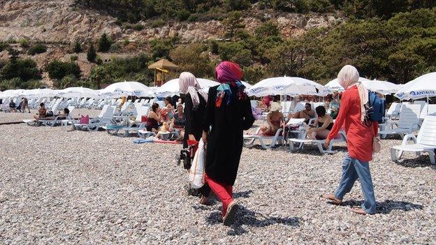 Sarisu Beach in Antalya