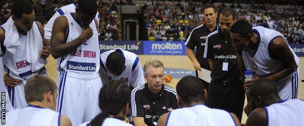 GB team talk with coach Joe Prunty