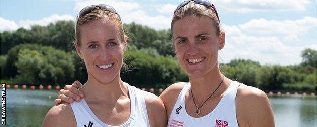 Helen Glover and Heather Stanning