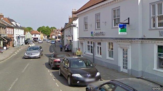 The High Street in Holt