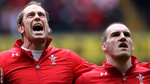 Alun Wyn Jones and Gethin Jenkins