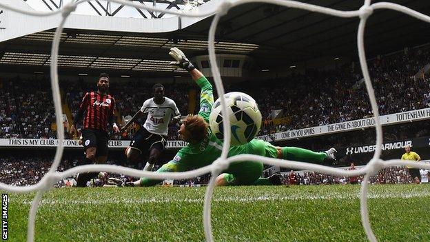 Tottenham striker Emmanuel Adebayo