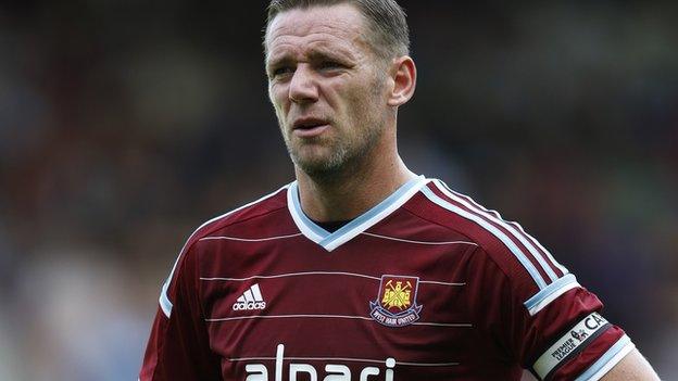 West Ham captain Kevin Nolan