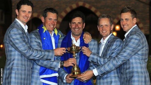 Ryder Cup winners