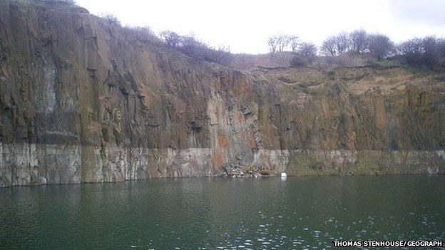 Prestonhill Quarry near Inverkeithing