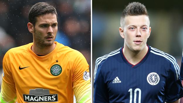 Craig Gordon and Callum McGregor