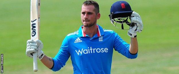 Alex Hales has scored three centuries in five one-day games for Nottinghamshire this summer