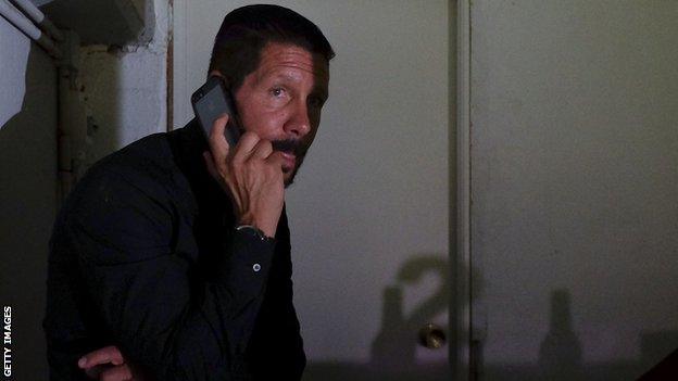 Atletico coach Diego Simeone