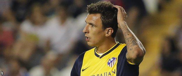 Atletico Madrid striker Mario Mandzukic