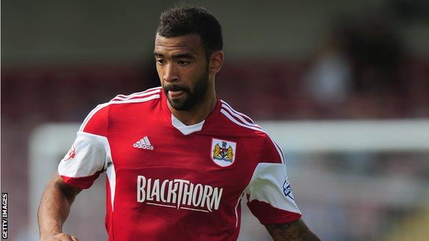 Liam Fontaine in Bristol City colours