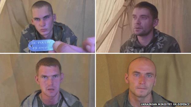 Russian soldiers interviewed in Ukraine, 24 Aug