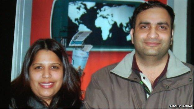 Roopesh and Kavita Nawarkhele