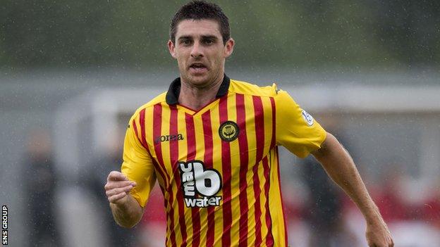 Partick Thistle striker Kris Doolan