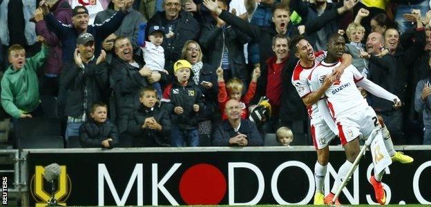 MK Dons v Manchester United