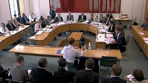 A meeting of the Home Affairs select committee