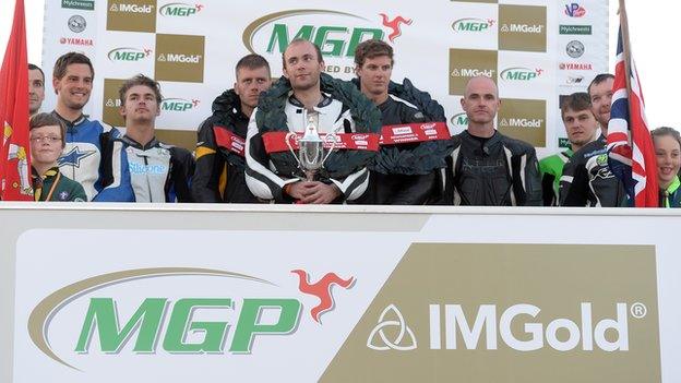 Newcomers podium