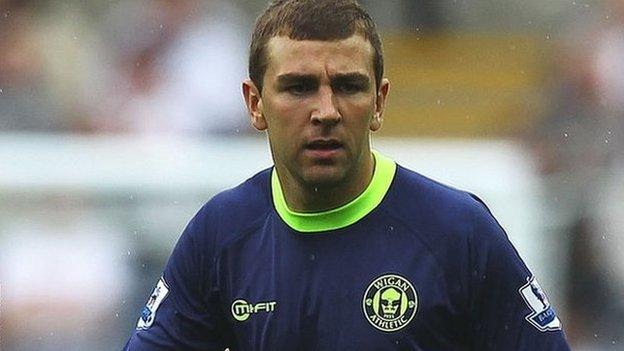 Wigan Athletic midfielder James McArthur